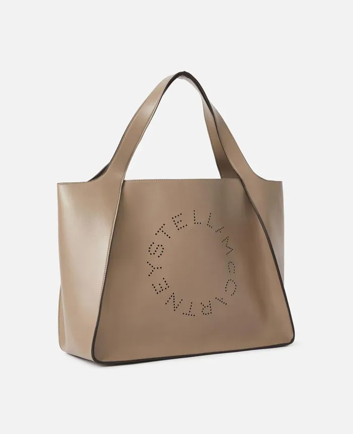 Women Stella Icons Stella McCartney Logo Tote Bag Moss