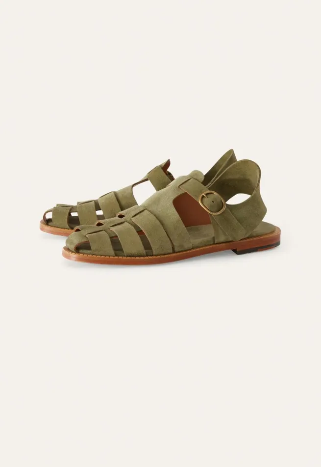 Women Suede Sandal Softy Bosco Poetry Fashion Footwear
