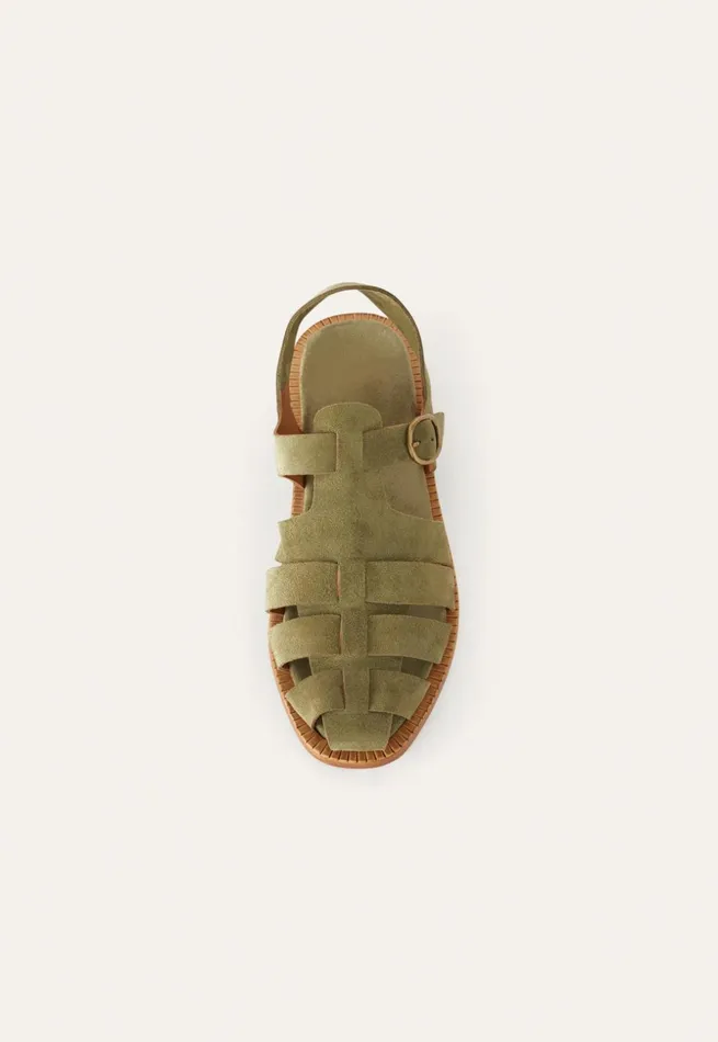 Women Suede Sandal Softy Bosco Poetry Fashion Footwear