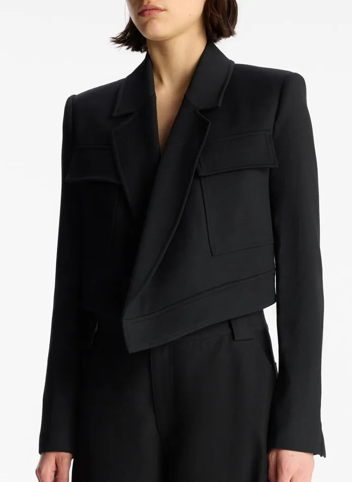 Women Suits ALC Reeve Cropped Jacket Black
