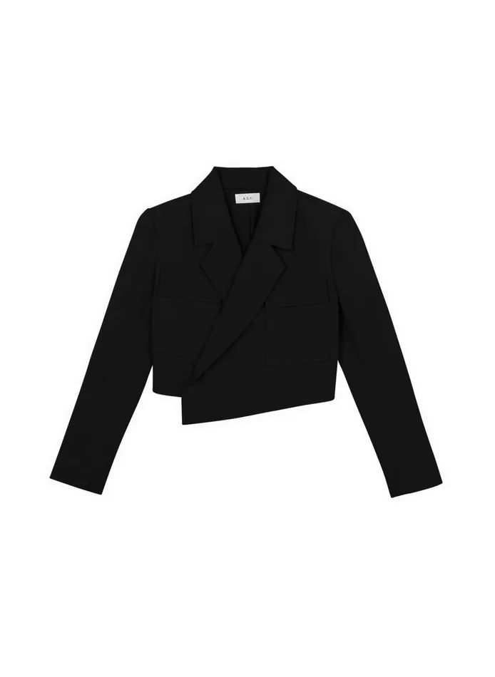 Women Suits ALC Reeve Cropped Jacket Black