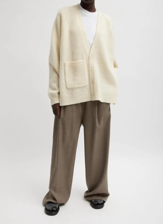 Women Suits Tibi Thomas Menswear Check Marit Pullon Pant Tan Multi