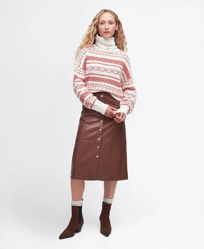 Women Sweaters and Knitwear Barbour Jeanne Knitted Jumper Aran Women Sweaters and Knitwear Barbour Jeanne Knitted Jumper Aran