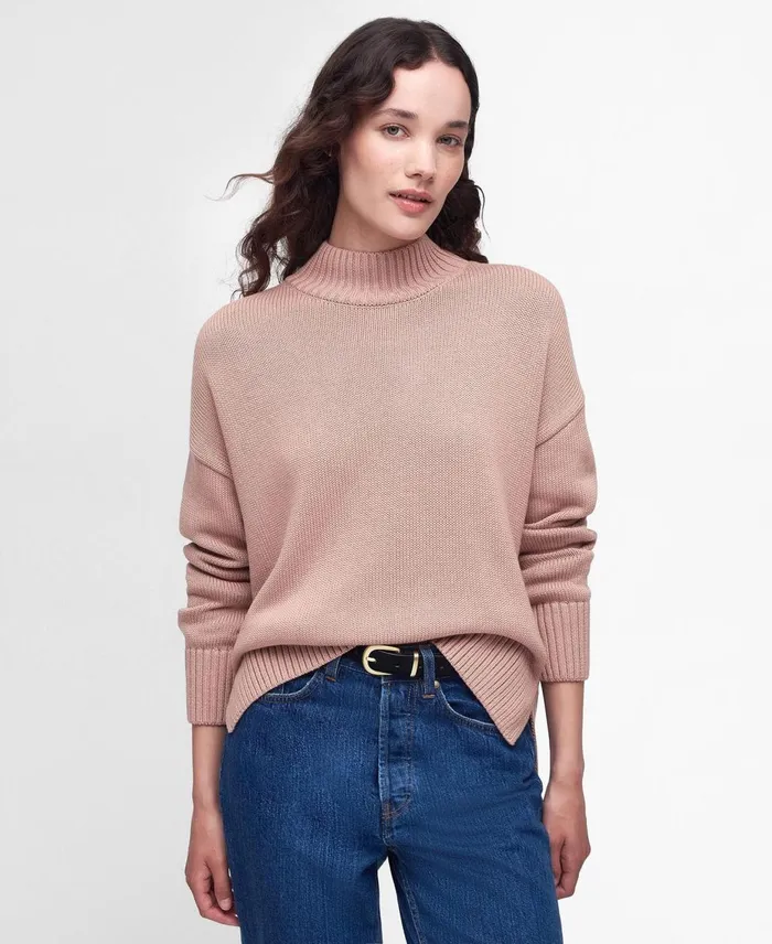Women Sweaters and Knitwear Barbour Sandy Knitted Jumper Blaze Red
