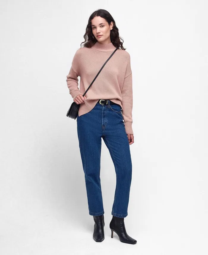 Women Sweaters and Knitwear Barbour Sandy Knitted Jumper Blaze Red Women Sweaters and Knitwear Barbour Sandy Knitted Jumper Blaze Red