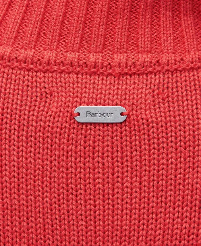 Women Sweaters and Knitwear Barbour Sandy Knitted Jumper Blaze Red Women Sweaters and Knitwear Barbour Sandy Knitted Jumper Blaze Red