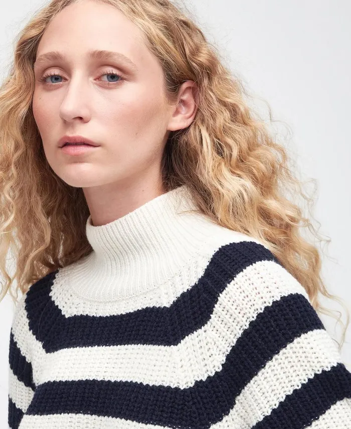 Women Sweaters and Knitwear Barbour Silverdale Knitted Jumper Aran Women Sweaters and Knitwear Barbour Silverdale Knitted Jumper Aran