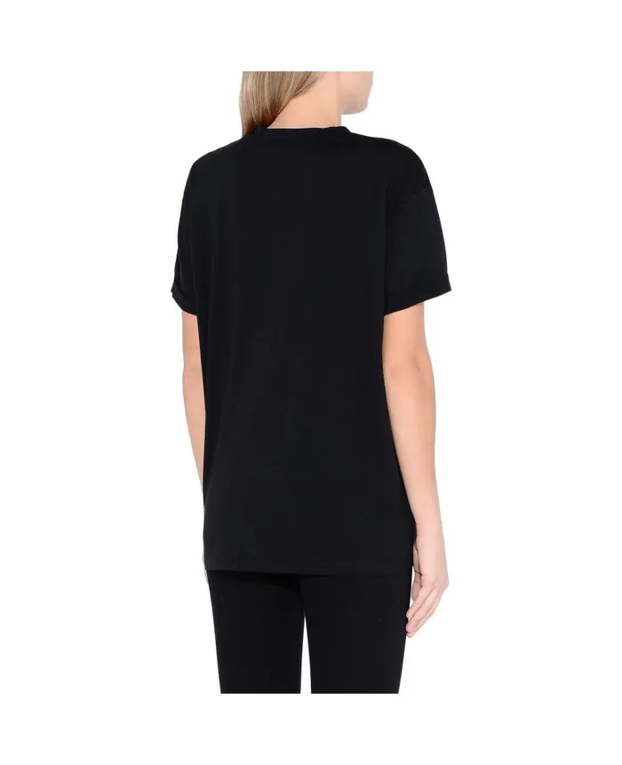 Women Sweatshirts And TShirts Stella McCartney Ministar Tshirt Black