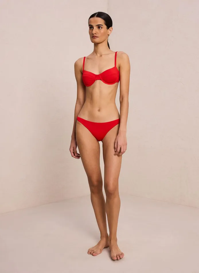 Women Swim ALC Amber Bikini Bottom Vibrant Red