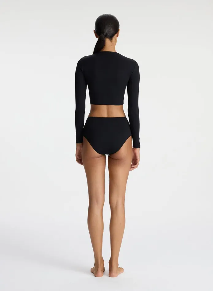 Women Swim ALC Ansel Longsleeve Rashguard Black