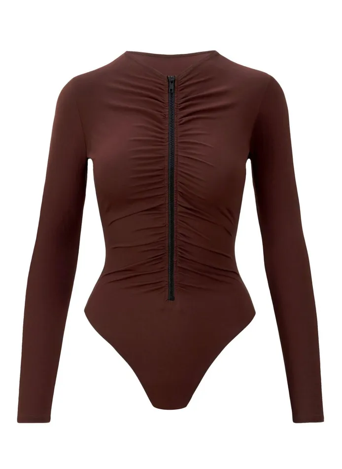 Women Swim ALC Ansel Swimsuit Carob