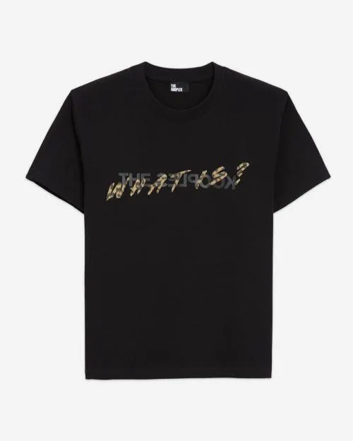 Women Tshirts The Kooples Black And Leopard Print What Is TShirt Black