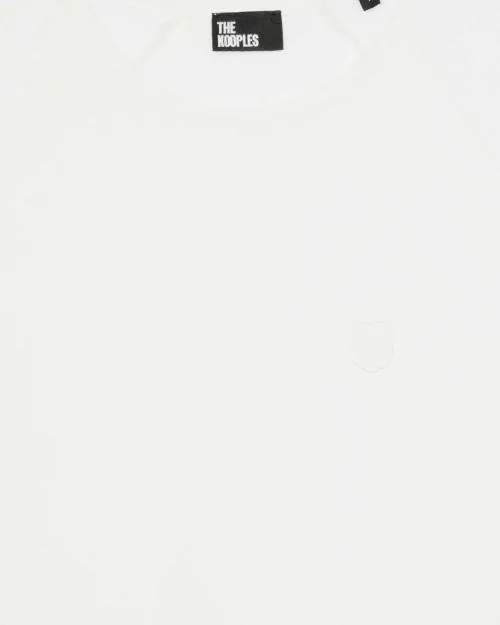 Women Tshirts The Kooples White TShirt With Lace Sleeves Ecru
