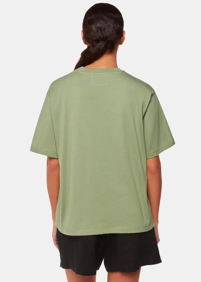 Women TShirts Whistles Khaki Relaxed Tee
