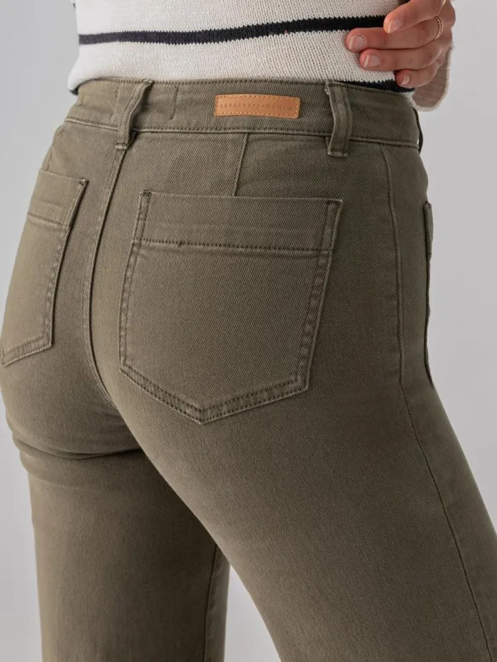 Women The Marine Standard Rise Denim Pant Fatigue Sanctuary Clothing Pants