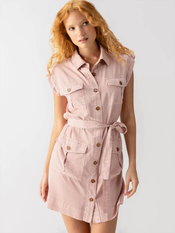 Women Theo Surplus Dress Smokey Rose Sanctuary Clothing Dresses and Jumpsuits Women Theo Surplus Dress Smokey Rose Sanctuary Clothing Dresses and Jumpsuits