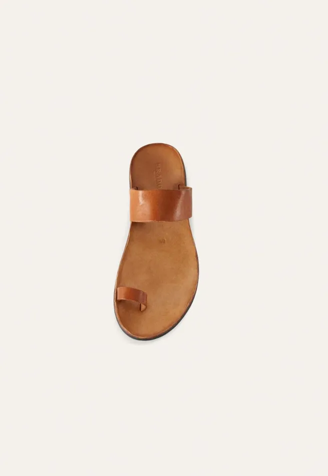 Women Toestrap Sandal Tan Poetry Fashion Footwear