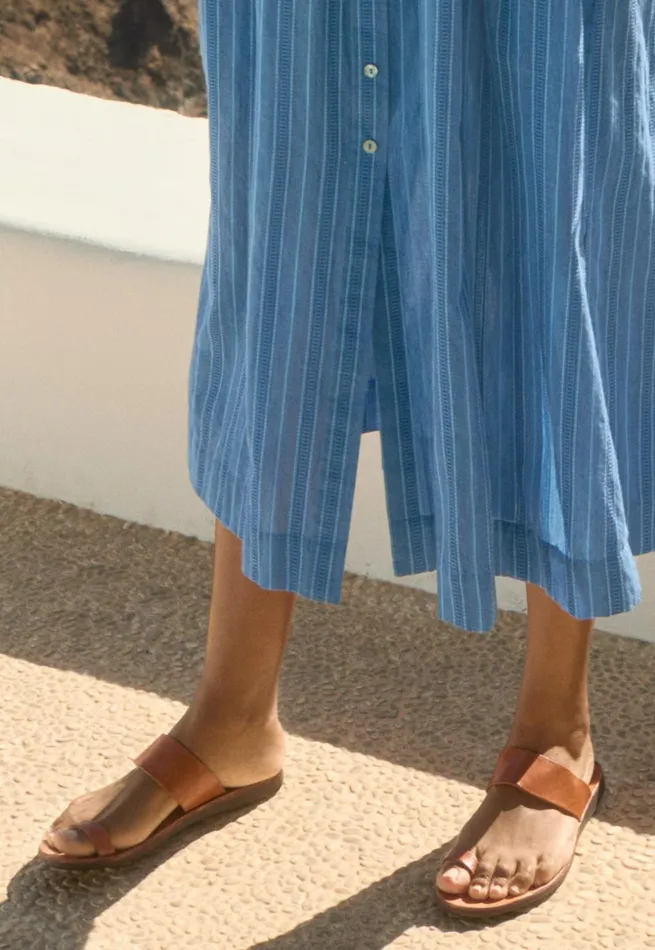Women Toestrap Sandal Tan Poetry Fashion Footwear