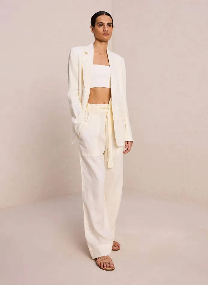 Women Tops ALC Dean Strapless Knit Bra Off White