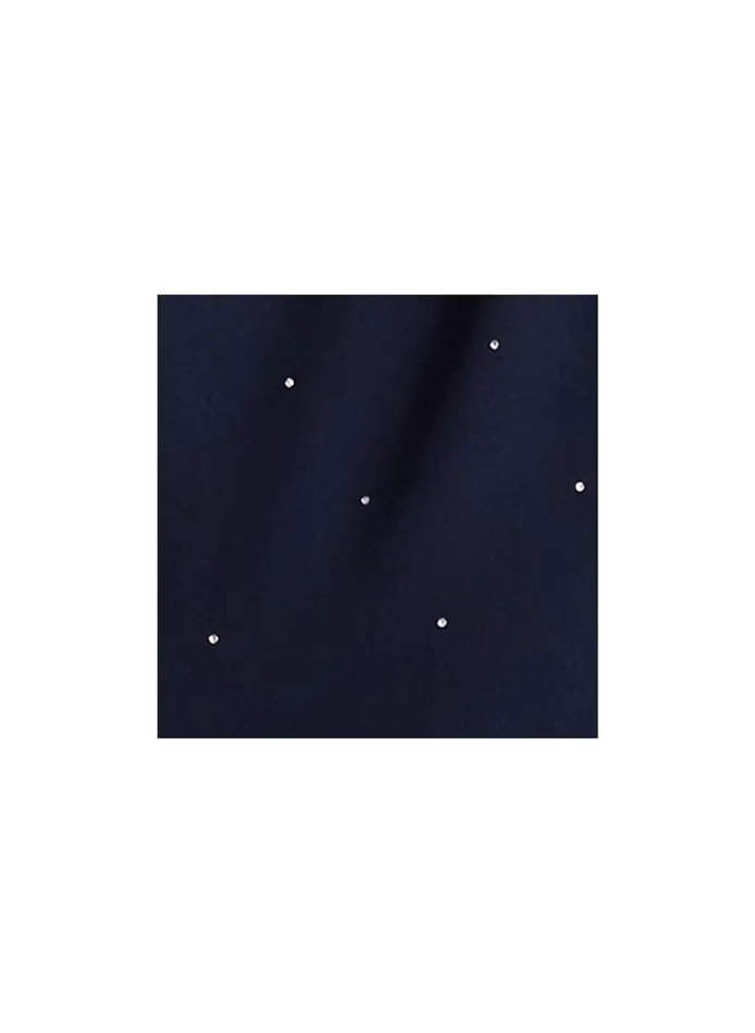 Women Tops ALC Luna Embellished Silk Top Evening Blue