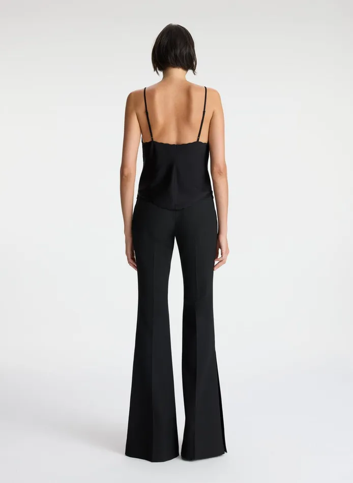 Women Tops ALC Malia Scalloped Camisole Top Black