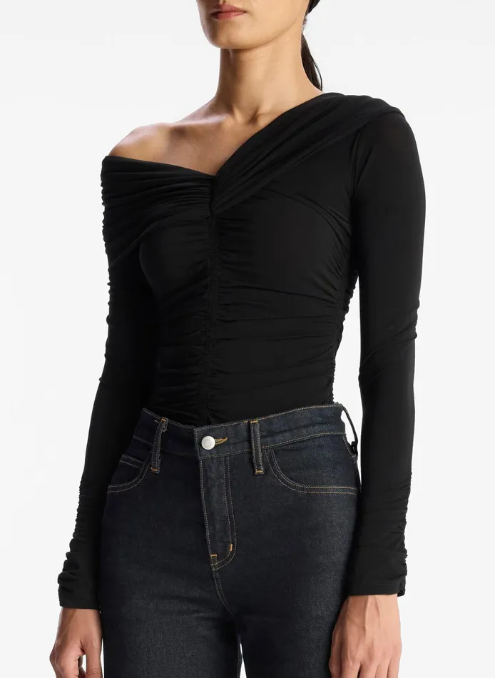 Women Tops ALC Marie Jersey Top Black