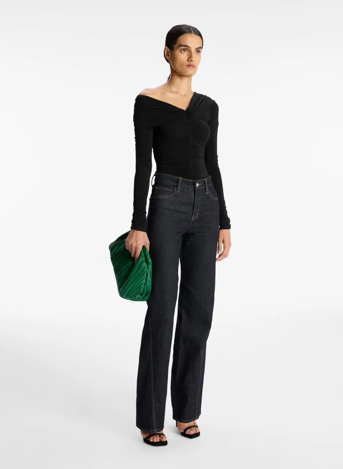 Women Tops ALC Marie Jersey Top Black