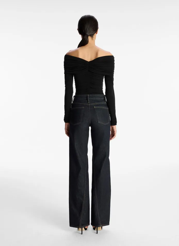 Women Tops ALC Marie Jersey Top Black