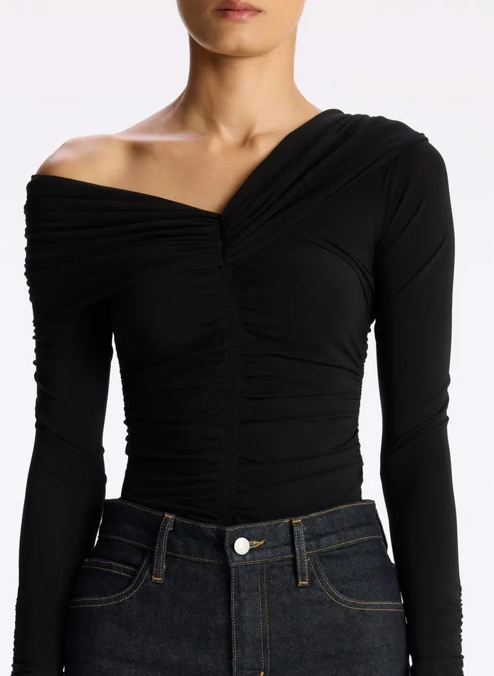 Women Tops ALC Marie Jersey Top Black