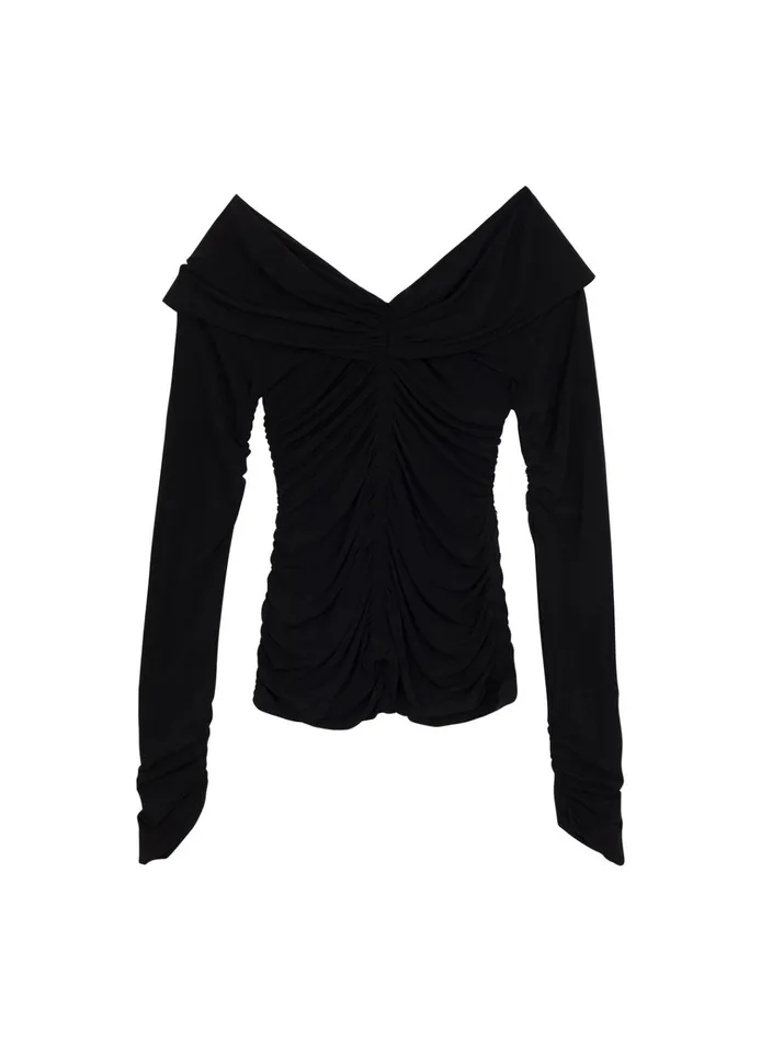 Women Tops ALC Marie Jersey Top Black