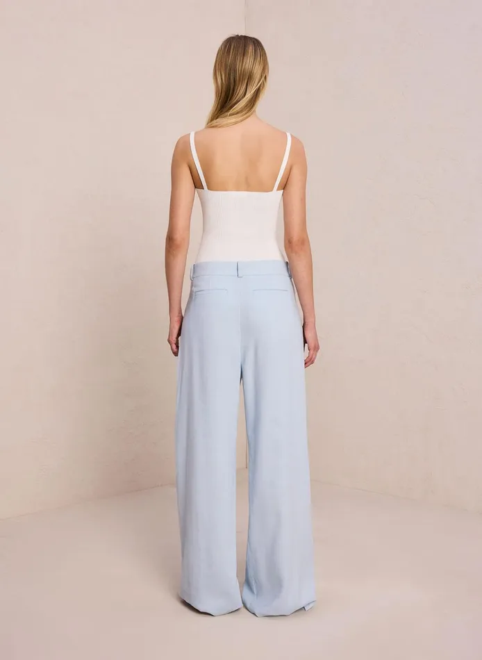 Women Tops ALC Milo Rib Knit Top Off White