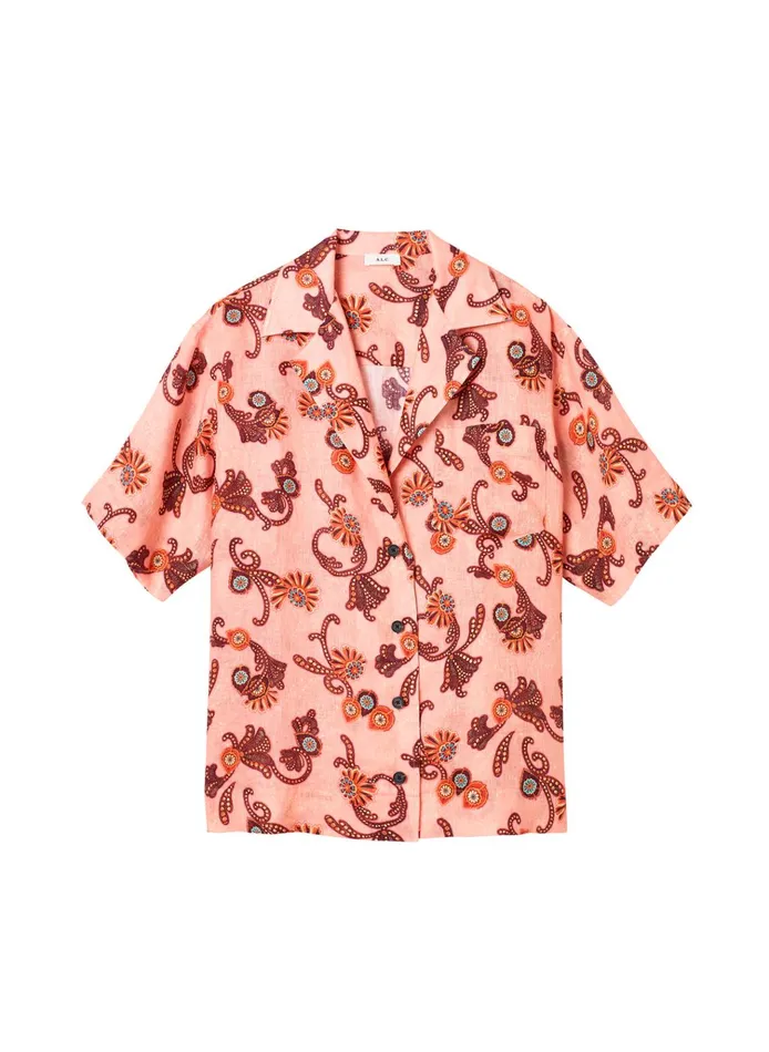 Women Tops ALC Sullivan Linen Top Sandstone Multi