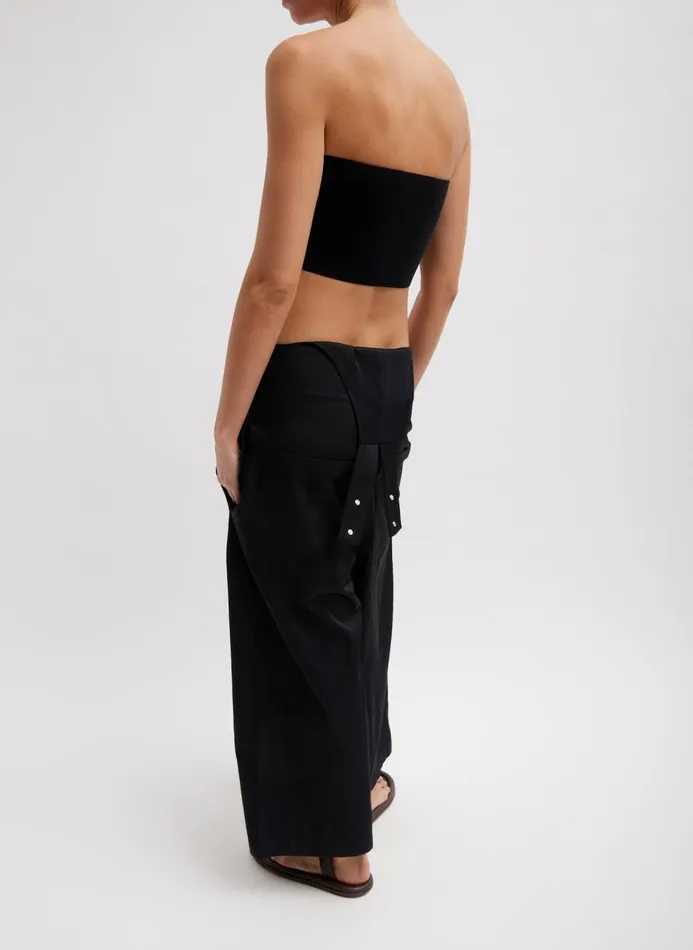 Women Tops Tibi Bandeau Black