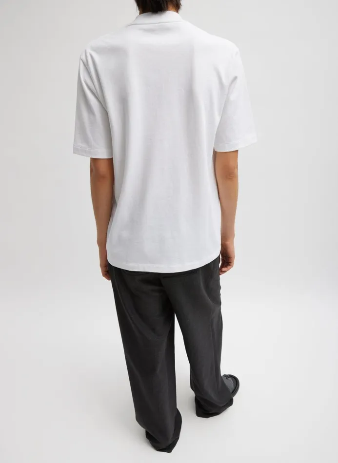 Women Tops Tibi Gary Printed TShirt White Multi
