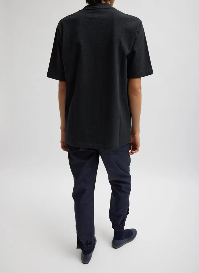 Women Tops Tibi Perfect Unisex TShirt Charcoal Grey