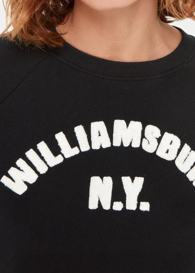Women Tops Whistles Black Williamsburg Logo Sweat
