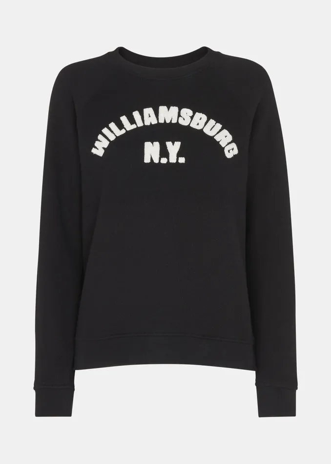 Women Tops Whistles Black Williamsburg Logo Sweat