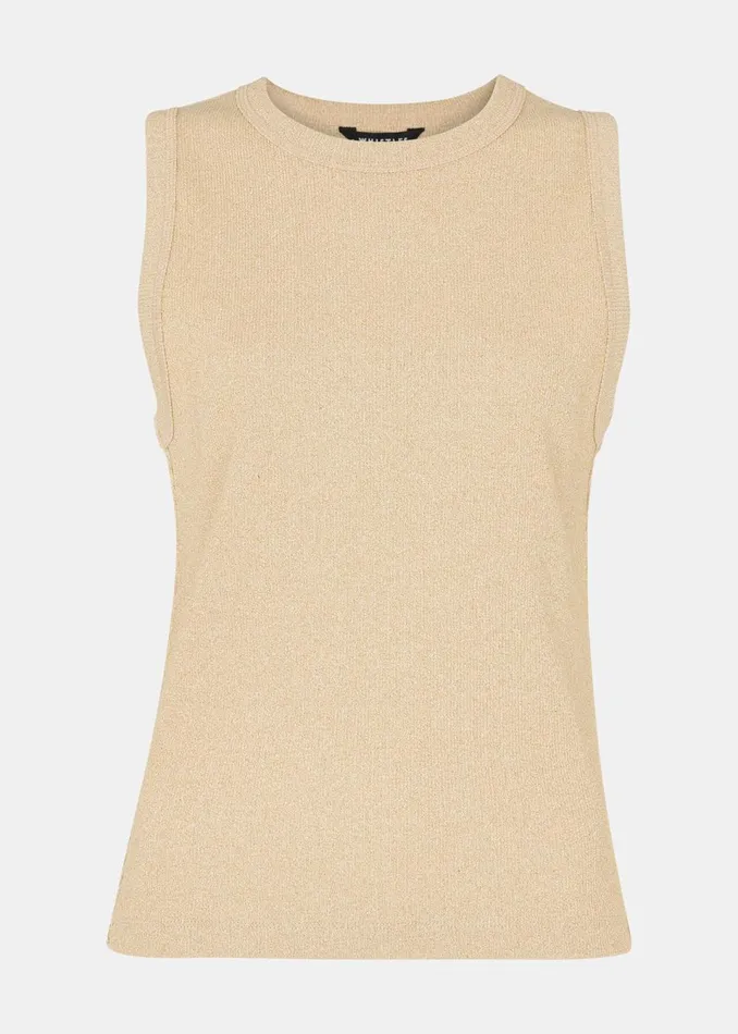 Women Tops Whistles Gold Luna Sparkle Tank