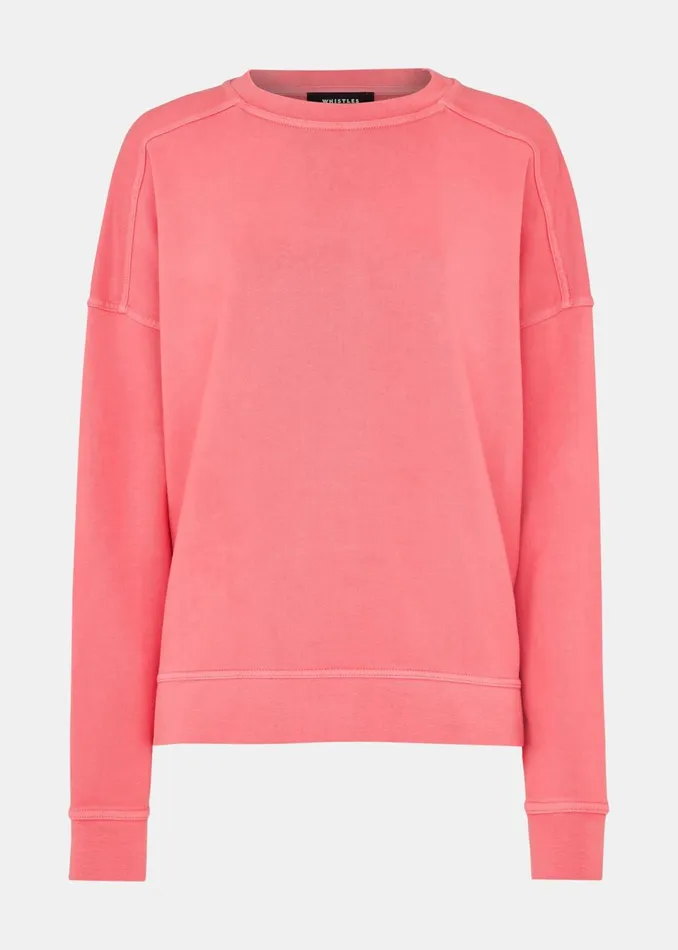 Women Tops Whistles Pink Relaxed Sweat