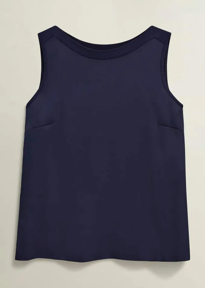 Women Trina Knitted Top Hobbs Navy Hobbs Tops