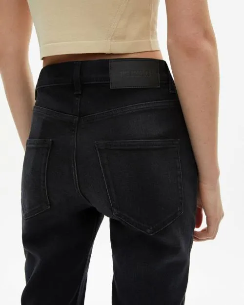 Women Trousers and Jeans The Kooples Black Slim Jeans Black Washed