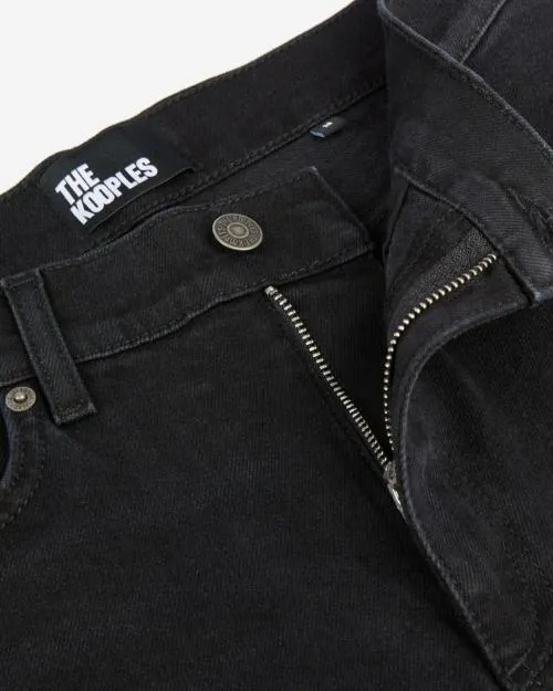 Women Trousers and Jeans The Kooples Black Slim Jeans Black Washed