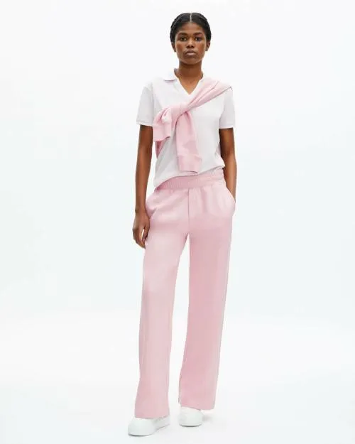 Women Trousers and Jeans The Kooples Pink Logo Joggers Lila