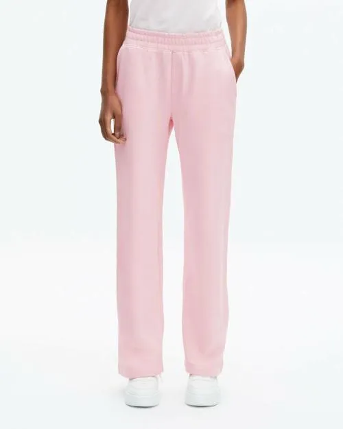 Women Trousers and Jeans The Kooples Pink Logo Joggers Lila