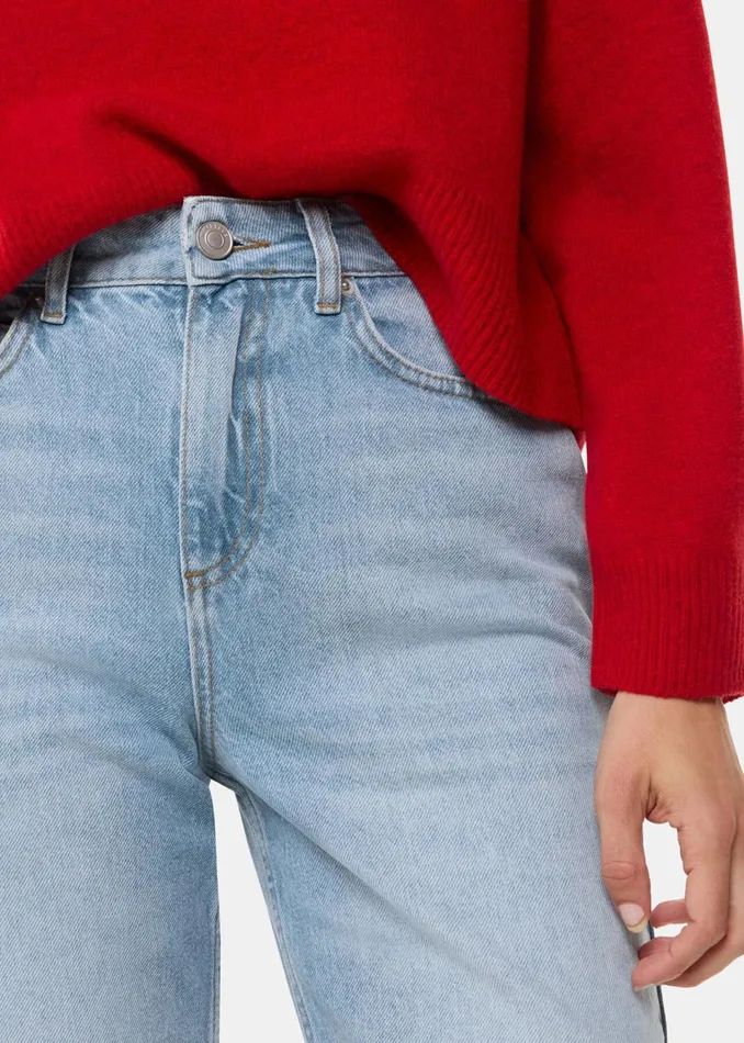 Women Trousers Whistles Light Wash Authentic Column Leg Jean