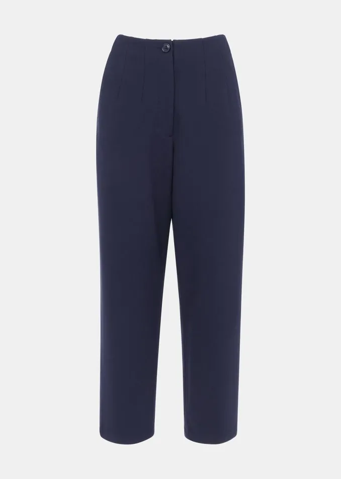 Women Trousers Whistles Navy Lila Ponte Trouser