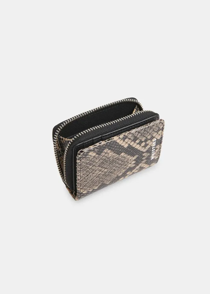 Women Wallets and Cardholders Whistles Multicolour Koa Snake Compact Purse