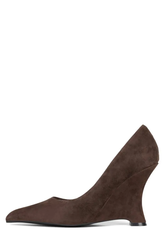 Women Wedge Jeffrey Campbell INTRIGUED Fuchsia Suede