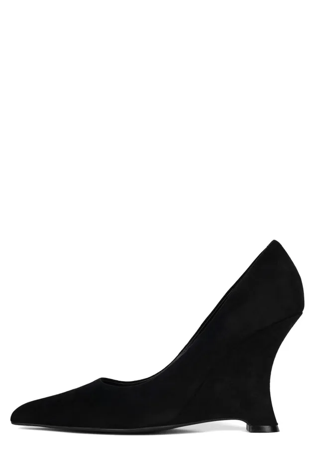 Women Wedge Jeffrey Campbell INTRIGUED Fuchsia Suede