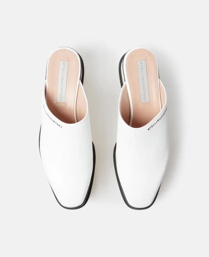 Women Wedges Stella McCartney SneakElyse Mules White
